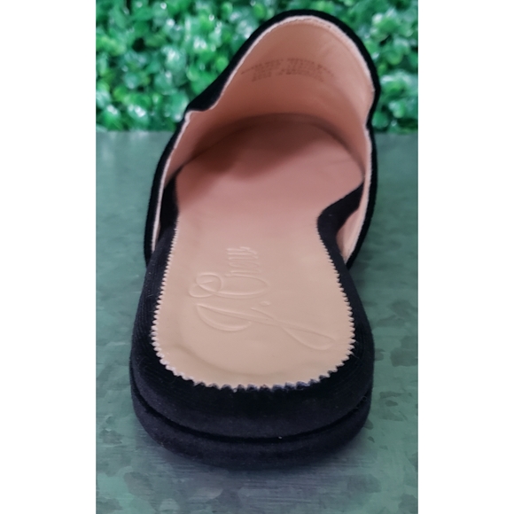 5. J.Crew Velvet mule flats - Picture 3 of 5